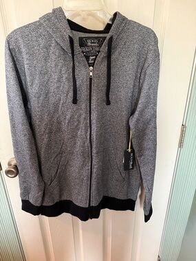 Broken Threads Men's Heather Gray Full-Zip Hoodie